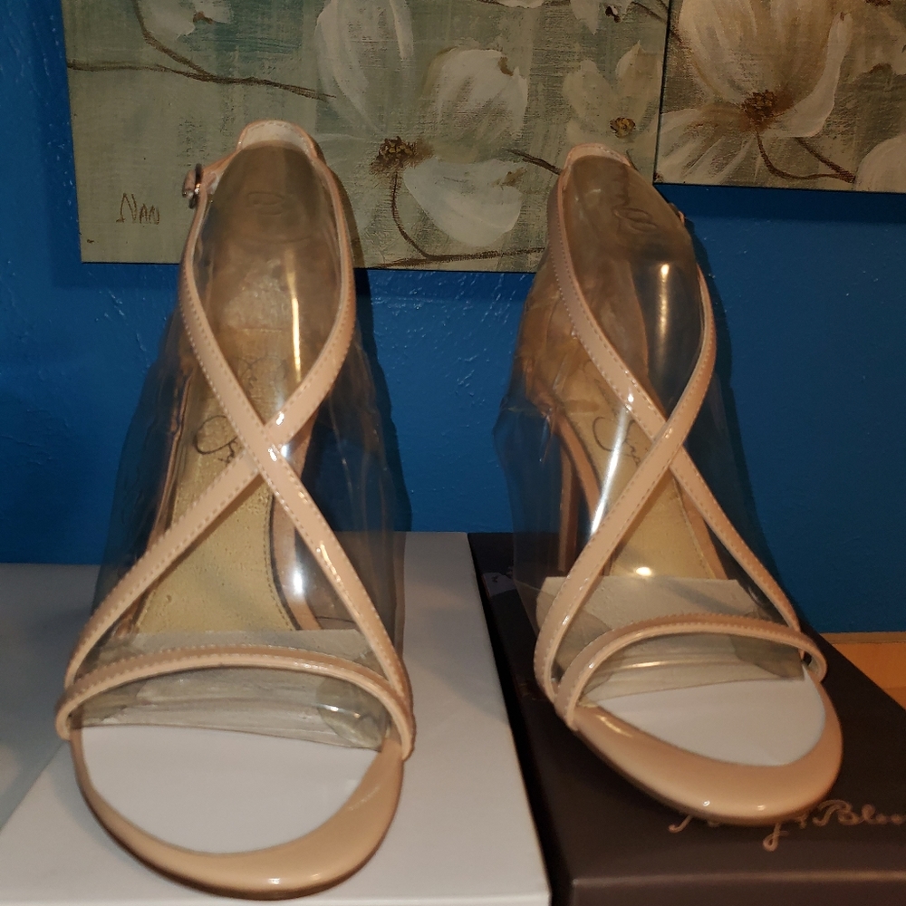 *NEW* Jessica Simpson AISHA strap heel Sz 8